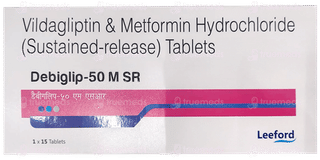 Debiglip 50 M Sr Tablet 15